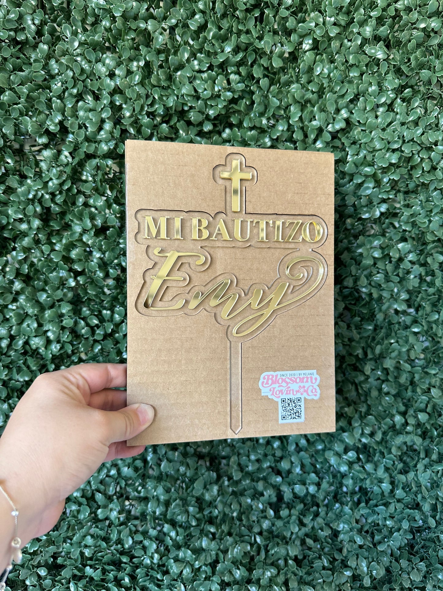 Mi Bautizo Cake Topper | My Baptism Cake Topper | Religious Cake Topper